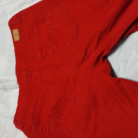 Bandolino Mandie Red Jeans Pants 10P Ladies - Picture 11 of 12